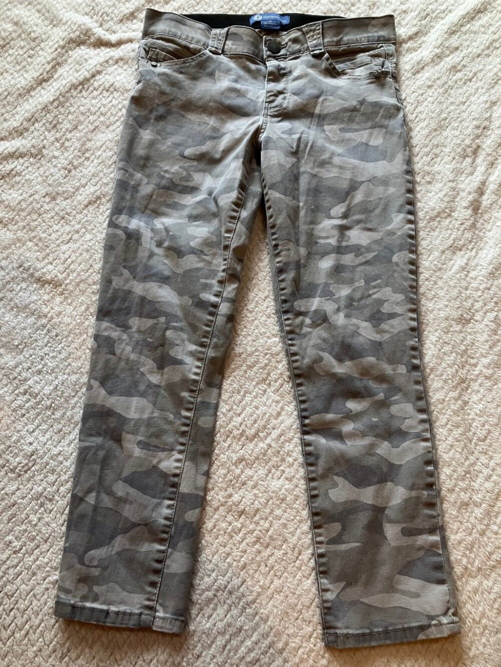 Democracy Ab Solution Camo Pants Womens 8 Gray Skinny Stretch Cotton Utility